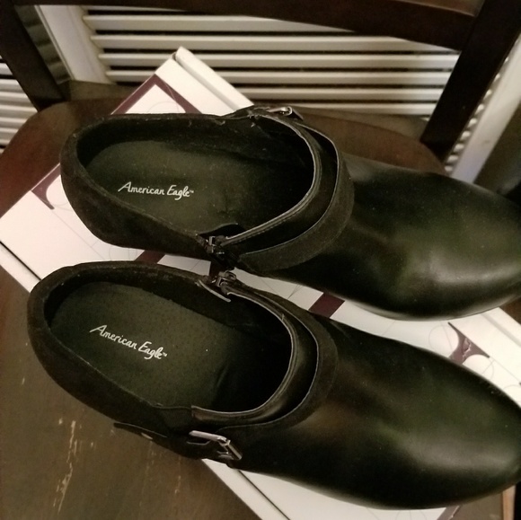 ❌❌❌FREE GIFTAmerican Eagle black suede  vegan booties - Picture 4 of 7